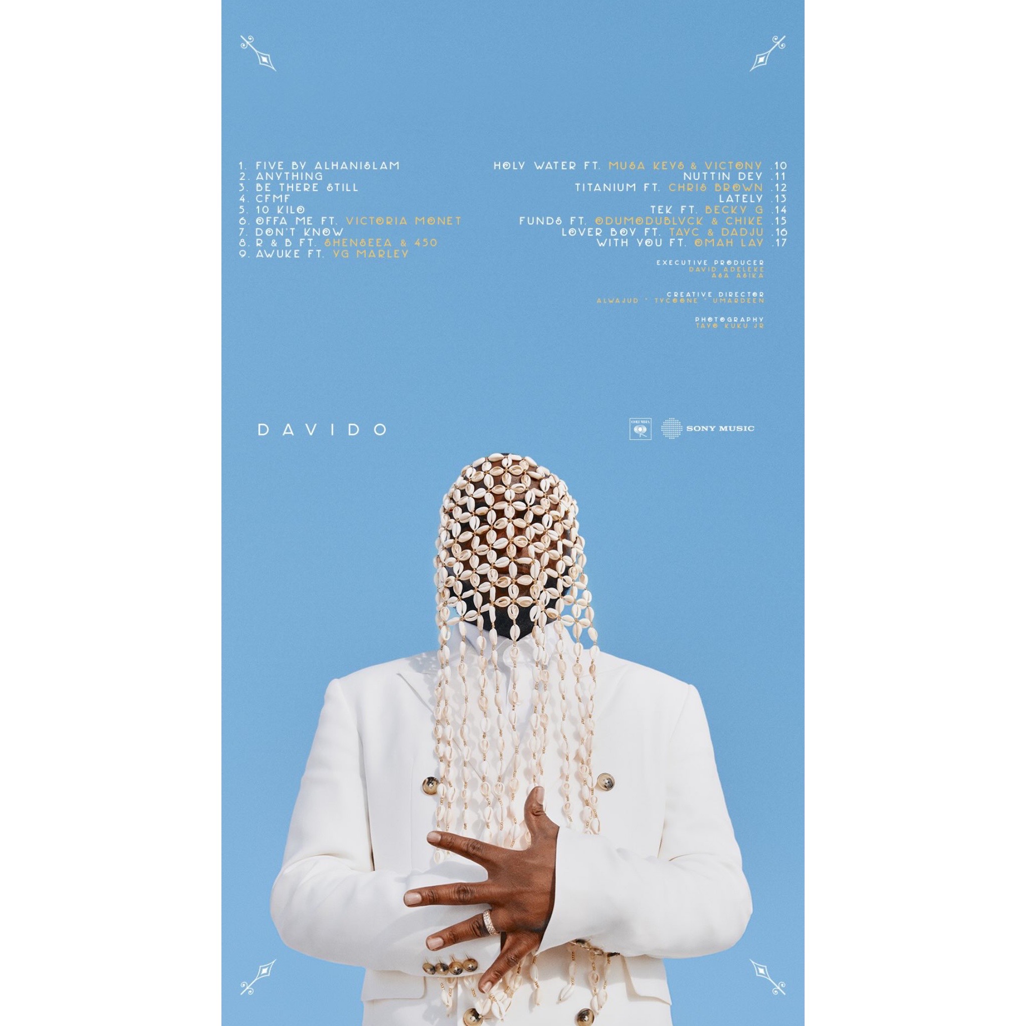 Davido Drops the ‘5IVE’ Tracklist With Features From Chike, Victoria Monét, Chris Brown & More